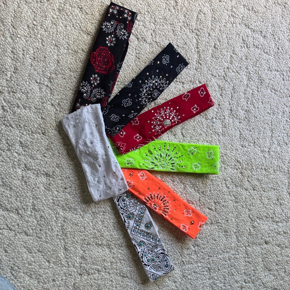 Colorful Bandana Headbands for Kids